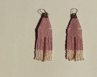 Rebeca • Handwoven Beaded Jewelry / Seed beads / Statement Earrings
