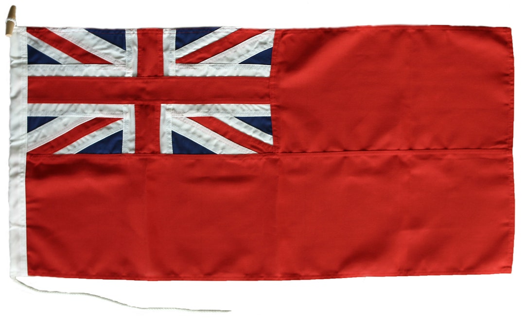 thumbnail image 2 of 1.5 Yard Red Ensign Flag – MoD Approved, Traditionally Sewn, Premium Woven Heavy Duty 2 of 5