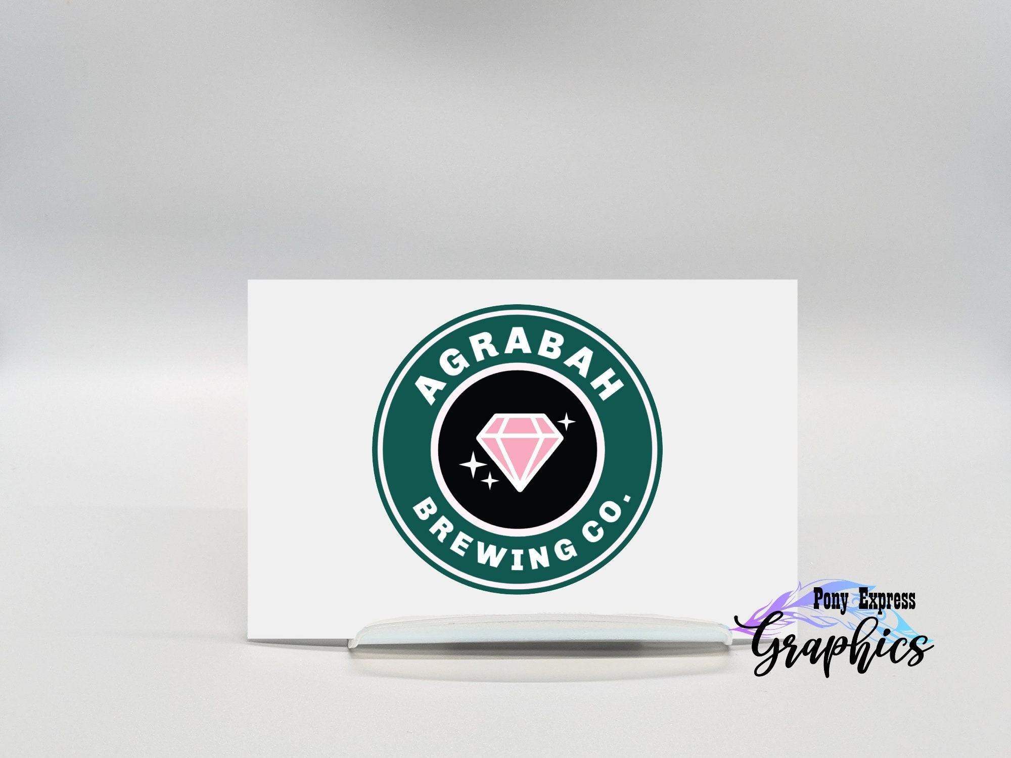 Princess Coffee Sticker Agrabah Brewing Co Sticker Jasmine - Etsy