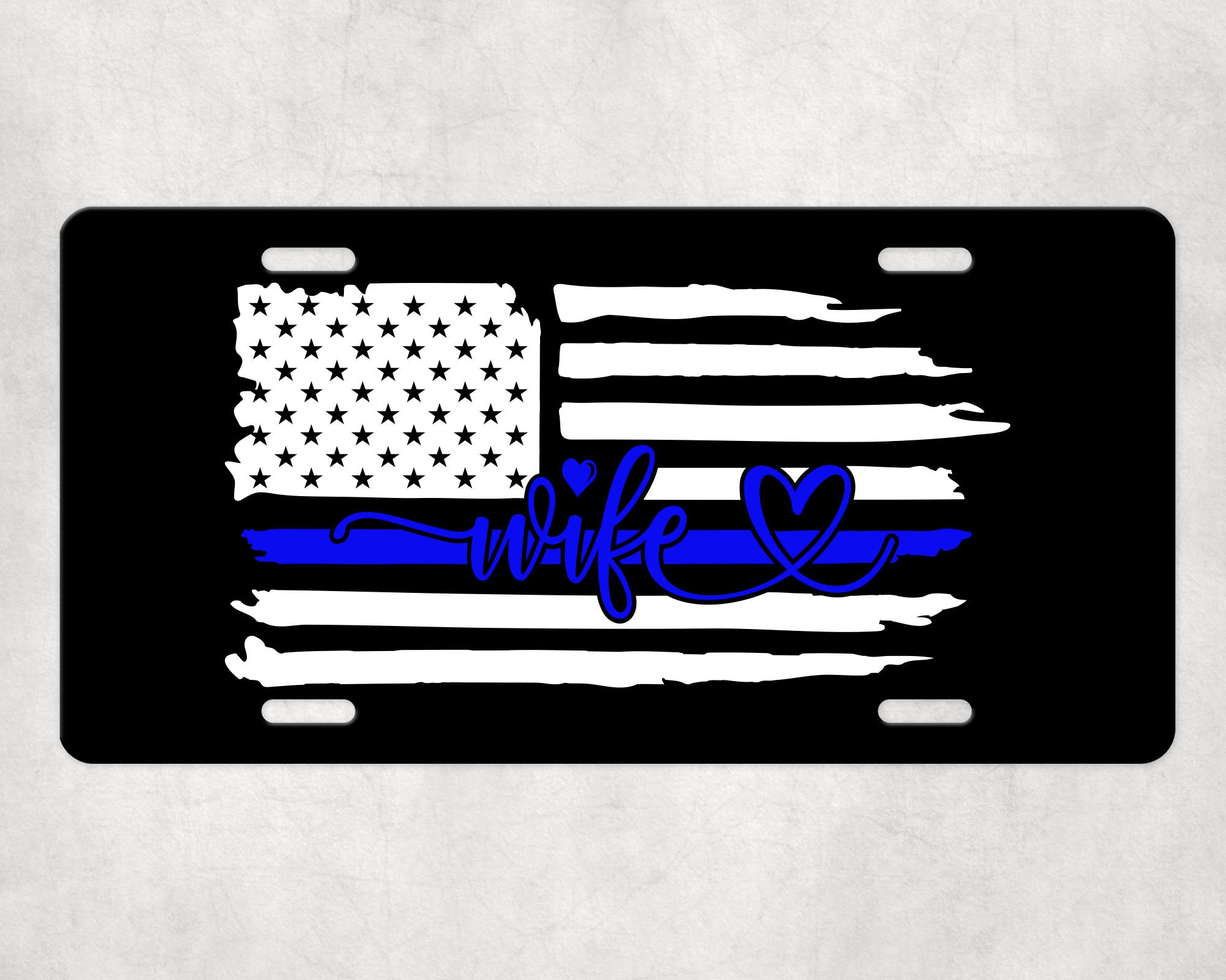 THIN BLUE LINE Made In USA POLICE OFFICER 3M VINYL - Foto 4