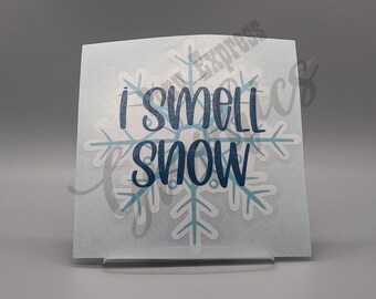 I smell snow sticker, Gilmore Girls sticker, Lorelai Gilmore, Gilmore Girls Gift