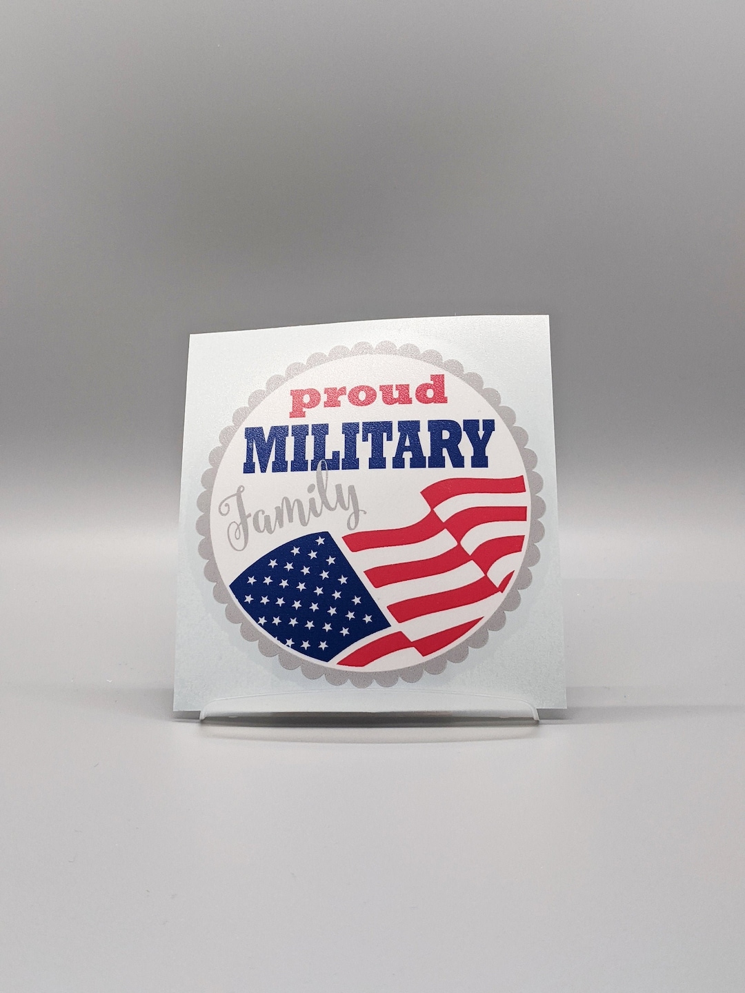 Support Military Sticker Military Car Decal, Military Family Sticker, Patriotic Vinyl Decal ...