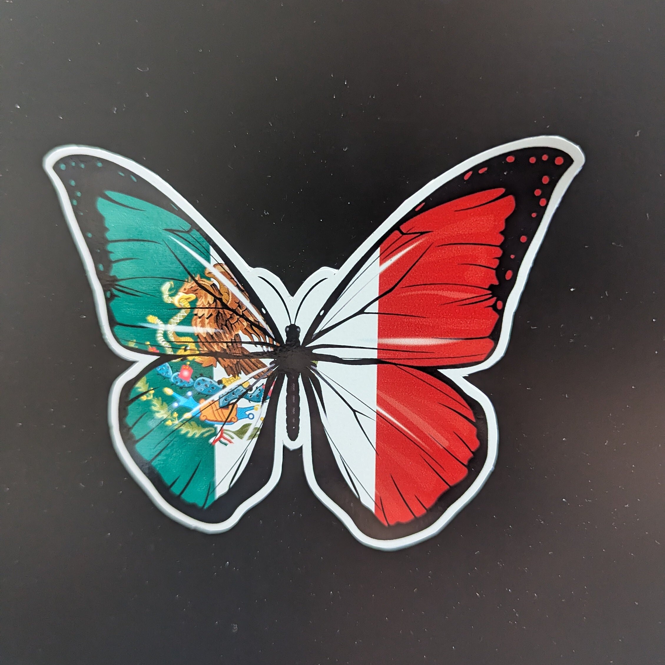 thumbnail image 2 of Original Pride Flag Die Cut Glossy Fridge Magnet, Rectangle, Multicolor, Texas Hart Designs 2 of 6