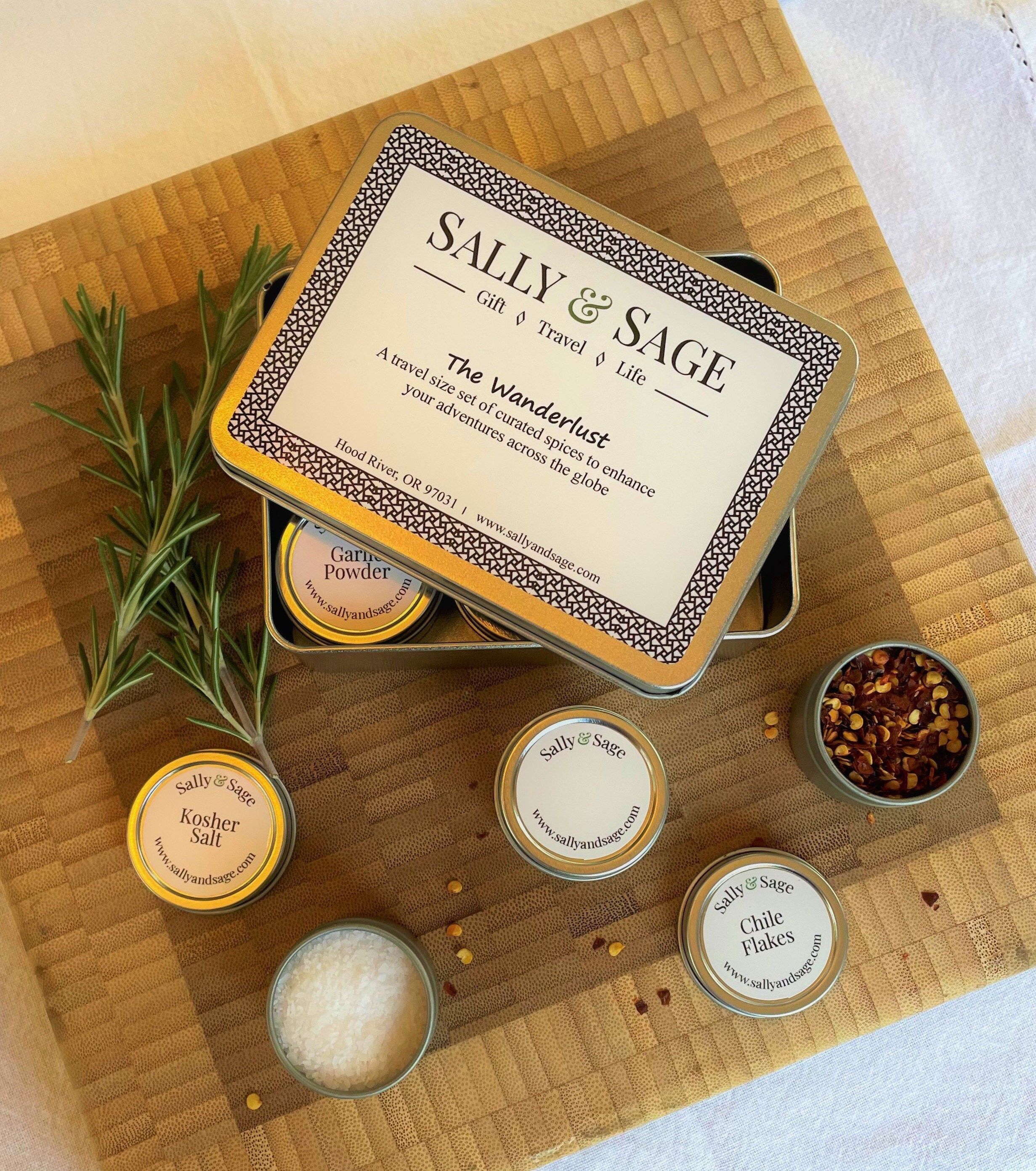 Custom Wanderlust Travel Spice Kit - Etsy