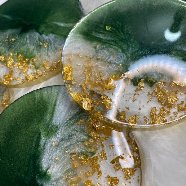 Gold Coasters Etsy