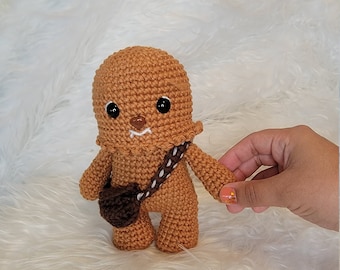 Chewbacca Plush Star wars Toy Crochet Chewbacca Amigurumi