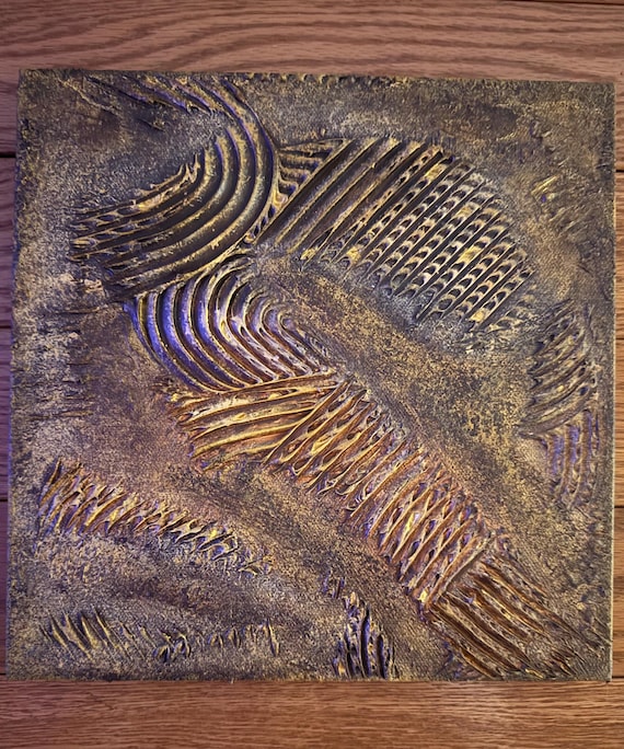 Abstract Acrylic 10”x 10” Painting