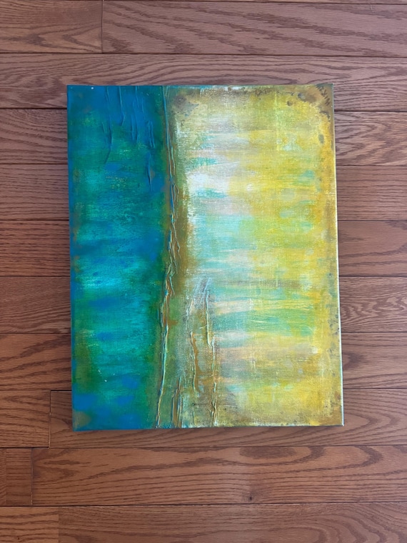 Patina Abstract Acrylic Painting