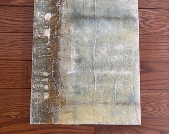 Khaki Abstract Acrylic Painting