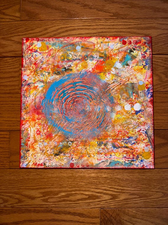 Small Abstract Acrylic Painting
