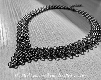 Stainless Steel European Weave Necklace