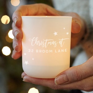 New Home Christmas Decoration Candle Tea Light, Tea Light Holder, Keepsake Christmas Gift, Christmas Scented Candle Decoration