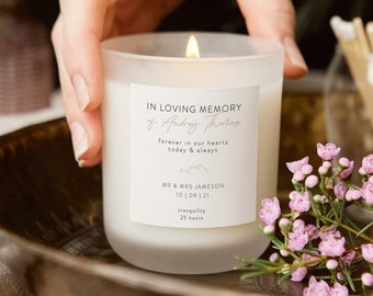 Memorial Wedding Candle, In Loving Memory Wedding, Memorial Candle