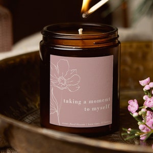 Moment für mich selbst Achtsamkeit Geschenk, Positivität Geschenke für sie, Apothekerkerze, Weihnachtsgeschenk