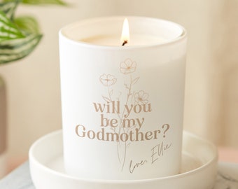 Will You Be My Godmother Gift Luxury Soy Candle