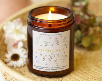 Mothers Day Gift For Nana - Gifts Mothering Sunday Scented Candle