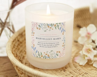 Mother's Day Gift, Marvellous Mama Personalised Candle