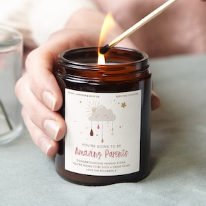 Parents To Be Gift Pregnancy Congratulations Candle