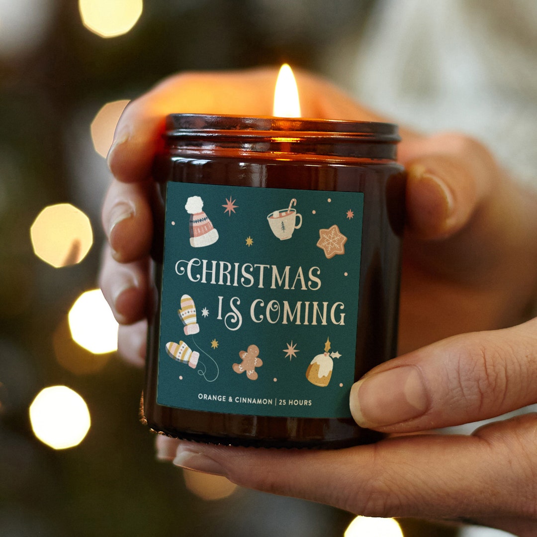 Christmas Decoration Candle Christmas is Coming, Christmas Gift