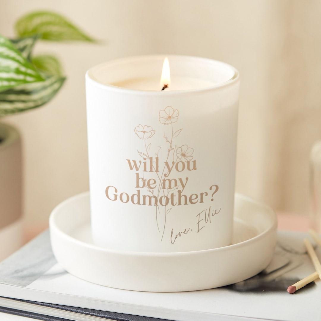 Will You Be My Godmother Gift Luxury Soy Scented Candle Etsy — free download