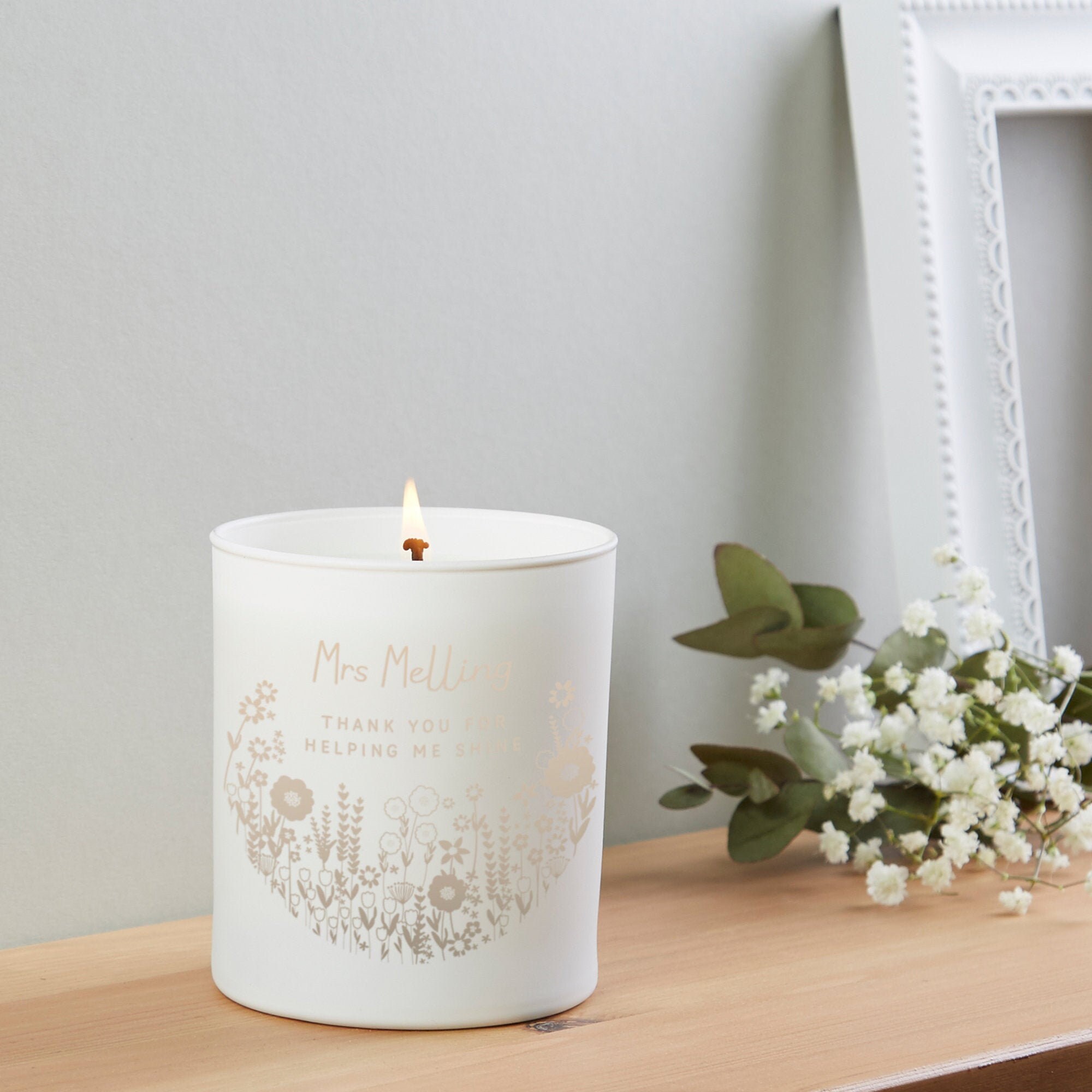 Merci Enseignant Bougie Cadeau