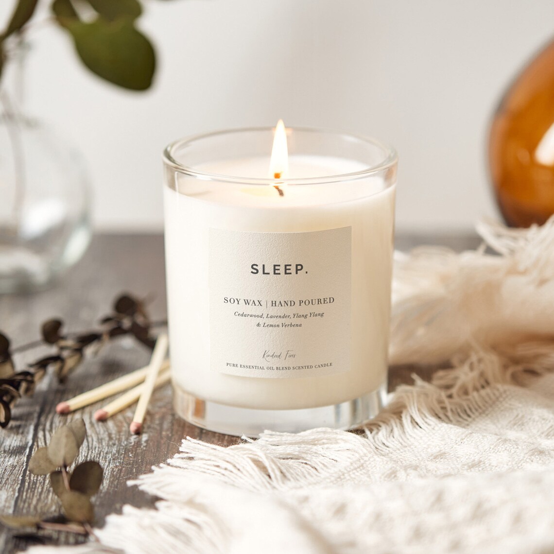 Sleep Aromatherapy Candles Sleep Aromatherapy Candle Sleep Etsy