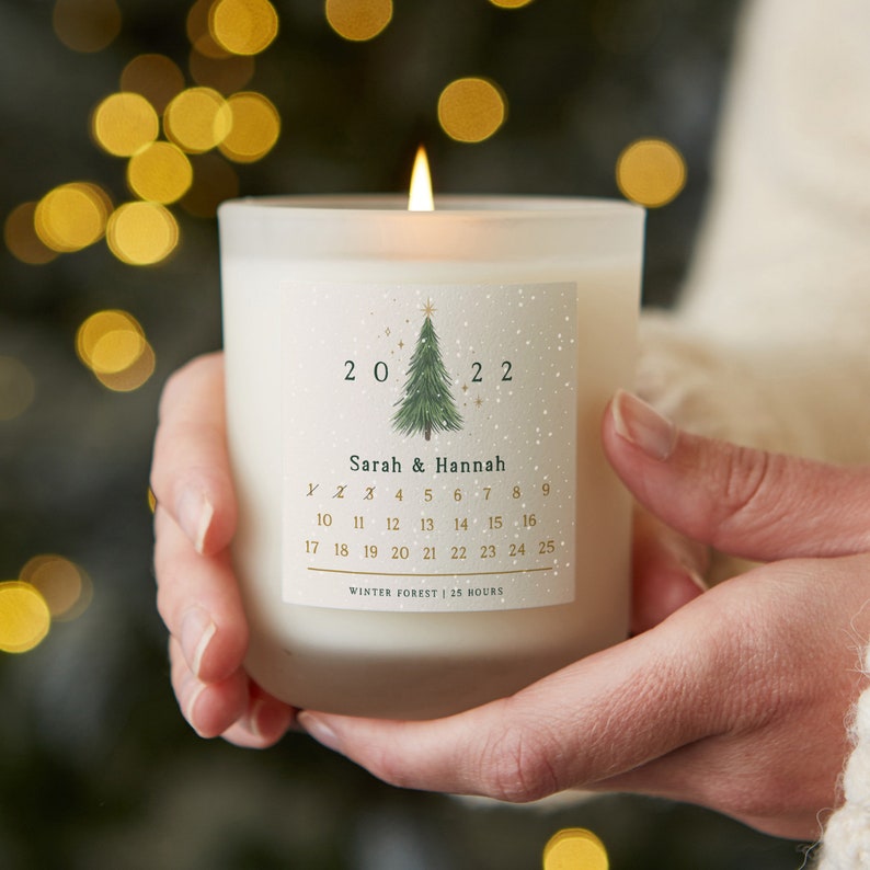Kindred Fires Advent Calendar Candle