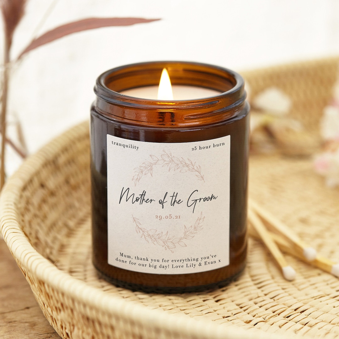 Mother of the Groom Gift Scented Candle, 