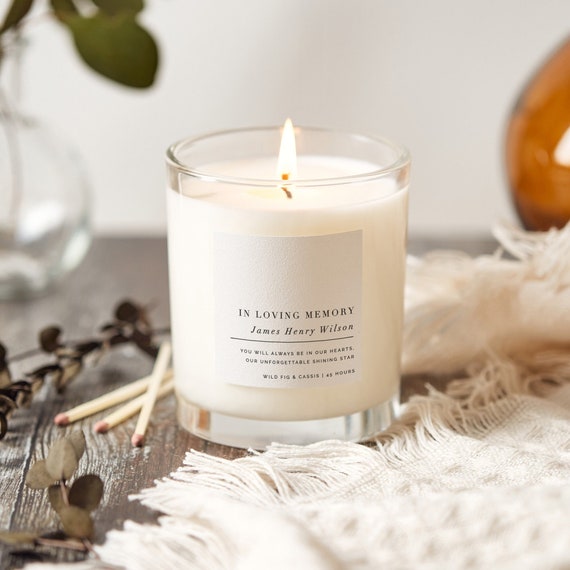 Buy In Loving Memory Gift Minimalist Luxury Scented Candle Online in India  