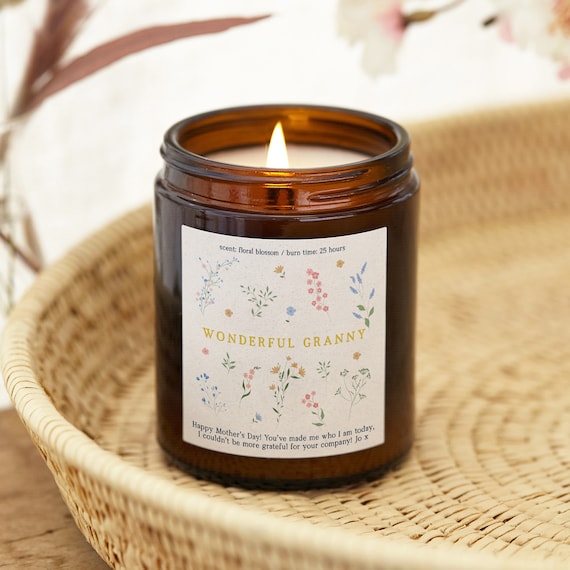 Granny Gift Mother's Day Candle, 