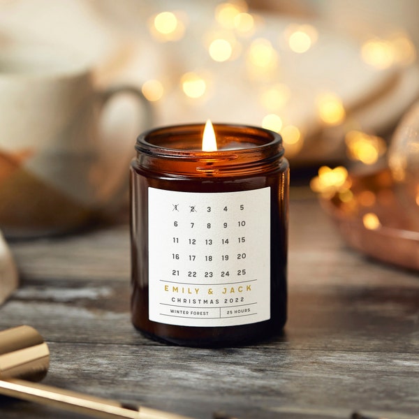 Candle Advent Calendar Etsy