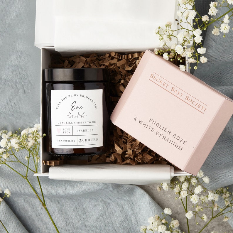 Bridesmaid Proposal Candle Will You Be My Bridesmaid Gift Bridesmaid Gift