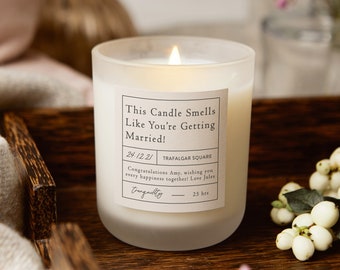 Smells Like You're Getting Married Engagement Gift Candle, Bride to Be Gift, Engagement Gifts, Engagement Candle