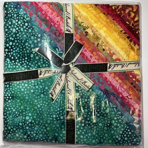 Island Batik-Blushing Garden 10" Squares