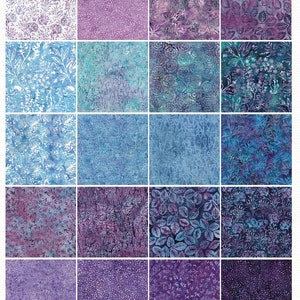 Island Batik-English Lavender 10" Squares