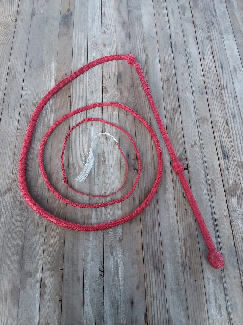 Single Stock Whips Handmade Paracord Waxed Yard Whip 6 Foot 19 Etsy