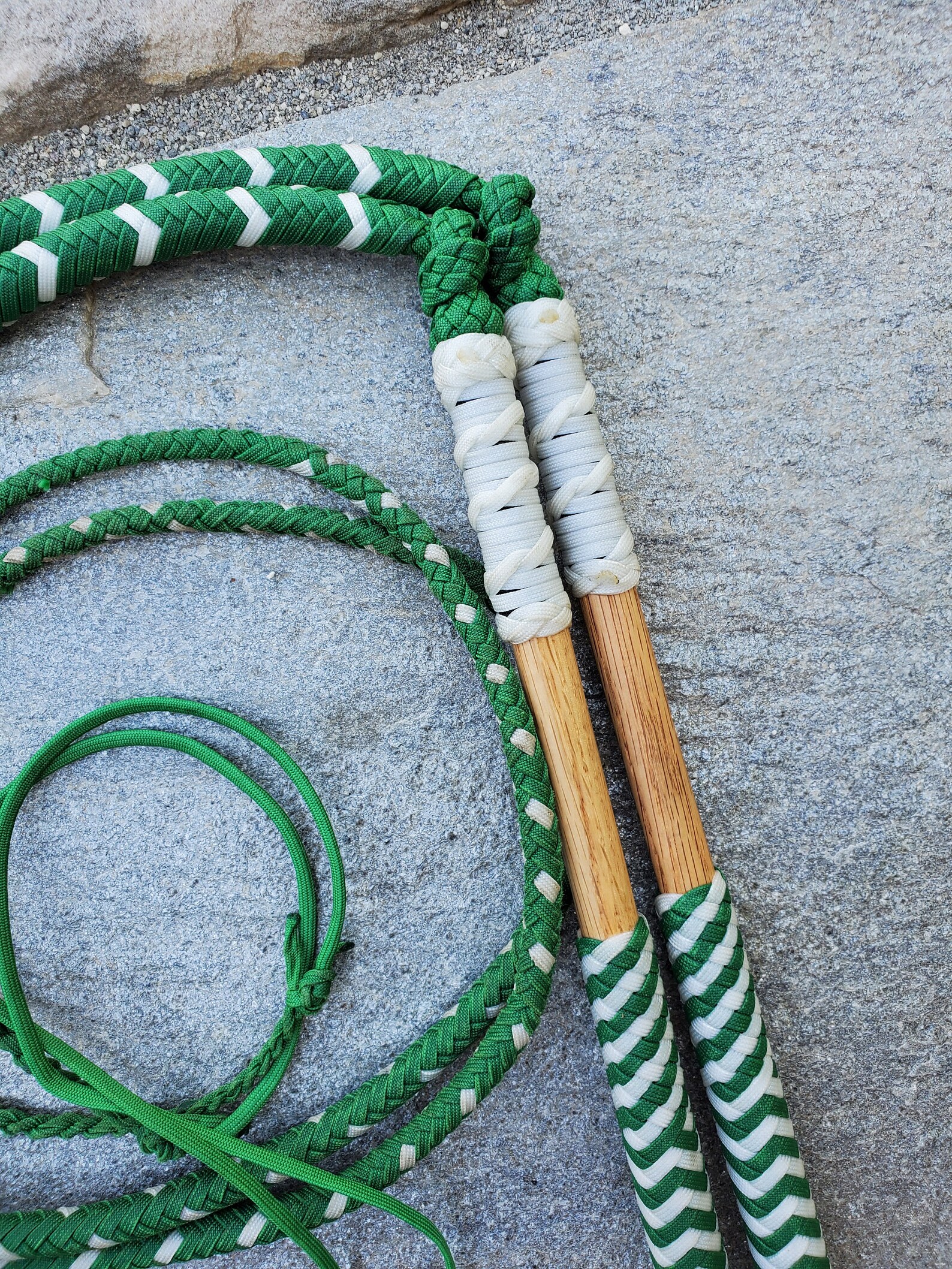 Set of 2 Stock Whips Handmade Paracord Waxed Yard Whip 4.5 Etsy