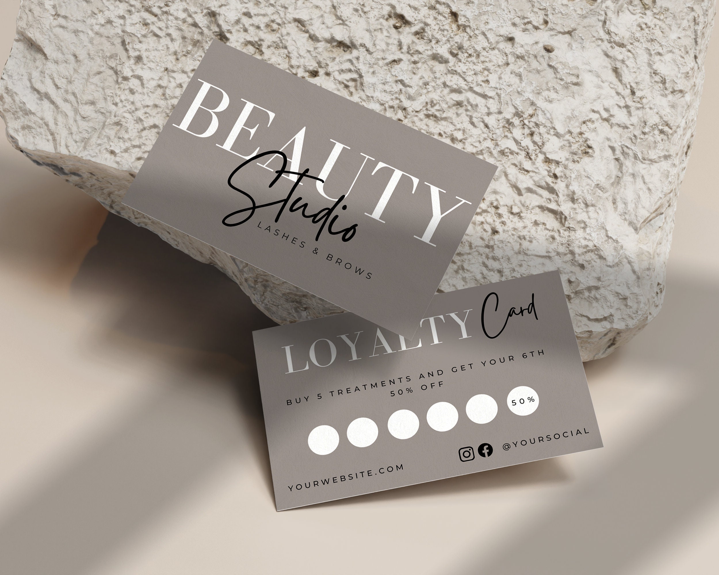 Loyalty Card Template Printable - Il Fullxfull.3090343260 Hszm 