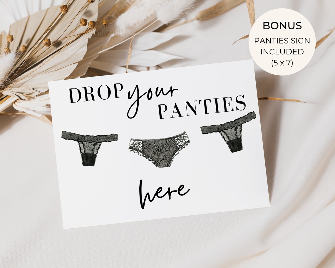 Lingerie Shower Invitation Modern Lingerie Shower Printable - Etsy