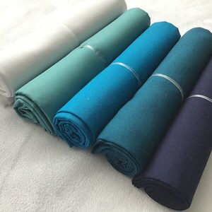 5 pieces cotton fabric patchwork fabrics DIY 50x70 cm cotton cloth fabric package for sewing UNI yard ware quilting &quot;At the sea&quot;