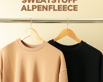 10 meters SWEATSTOFF ALPENFLEECE, yard goods in beautiful colour.