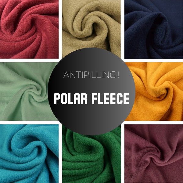 10 Meter Polar Fleece, Meterware in schönen Farben, ausgezeichnete Qualität, ANTIPILLING.