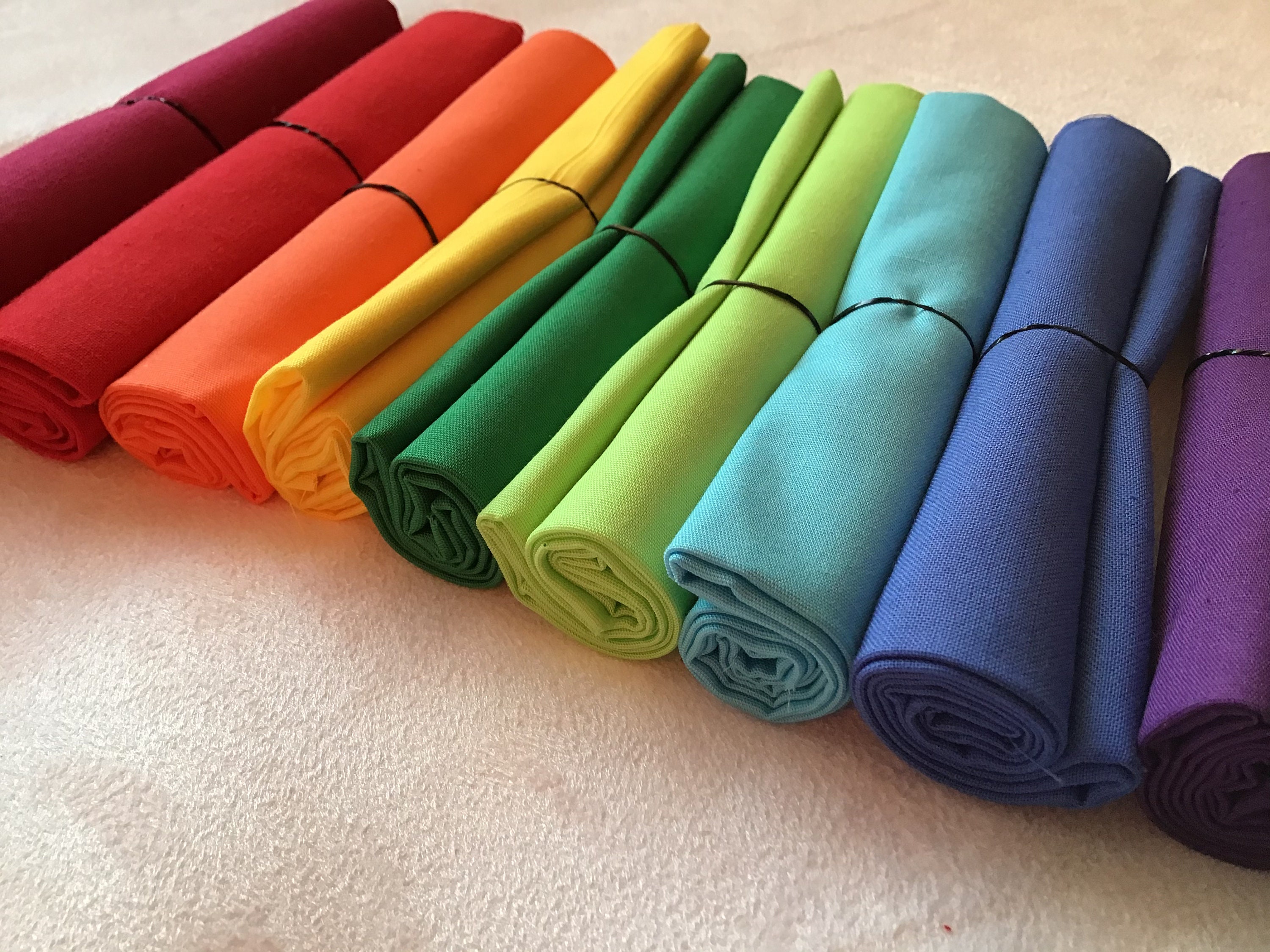 9 pieces cotton fabric patchwork fabrics DIY cotton cloth Etsy