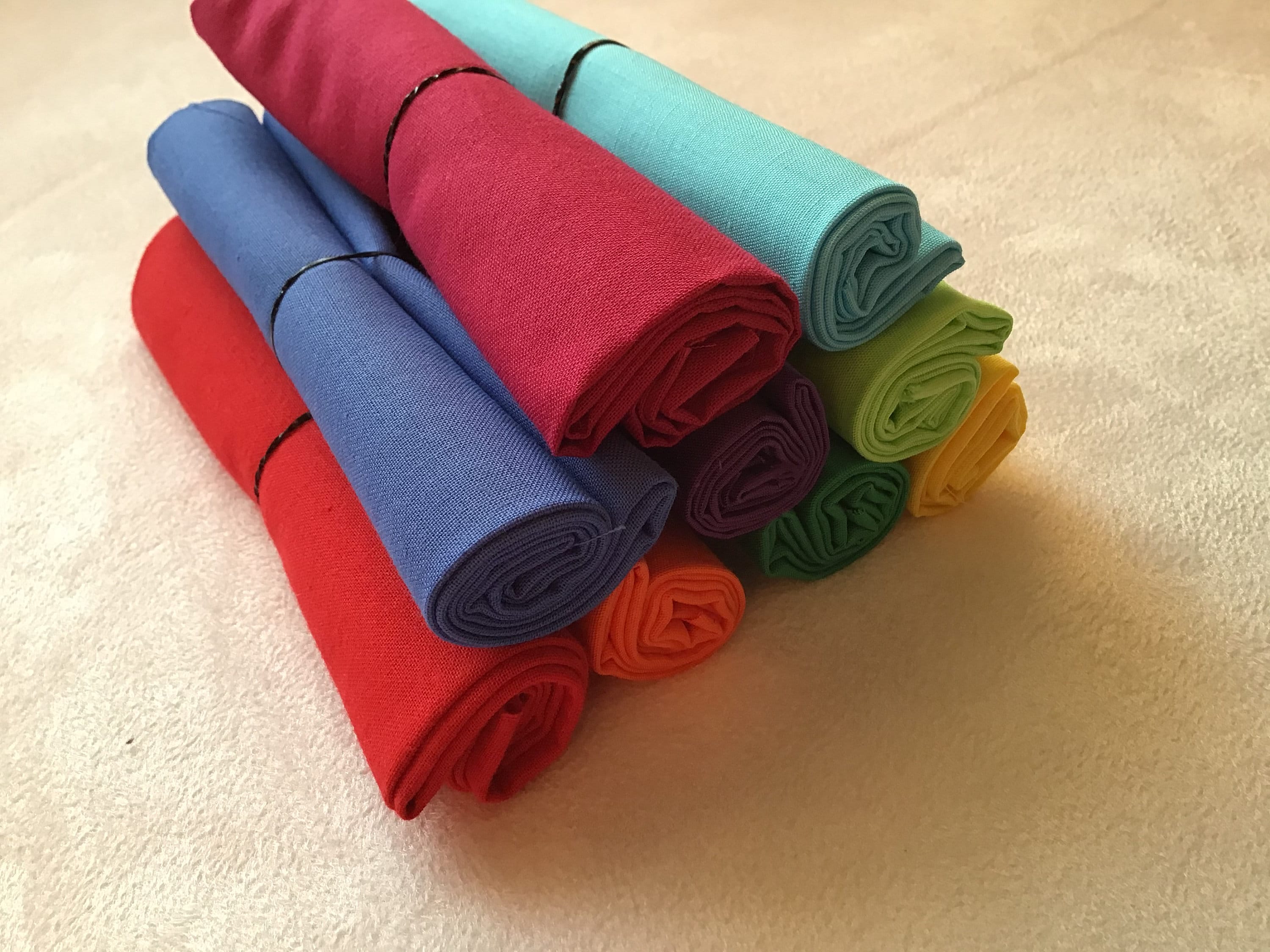 9 pieces cotton fabric patchwork fabrics DIY cotton cloth Etsy