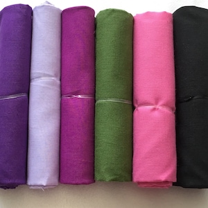 6 Pieces Cotton Fabric Patchwork Fabrics DIY 50x70 cm Cotton Cloth Fabric Pack for Sewing UNI Yard Goods Quilting &quot;Early Flowers&quot; Quilting