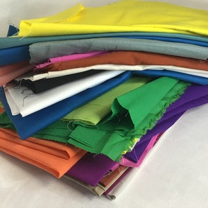 Embalagem de tecido de algodão em retalhos, diferentes cores, pacote de tecido, para costura, UNI 500 g. bordados, pacote surpresa