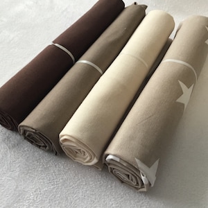 4 pieces cotton fabric patchwork fabrics DIY 50x70 cm cotton cloth fabric package for sewing UNI yard ware quilting &quot;Heavenly&quot;