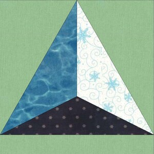 Pyramid - Block, Foundation Paper Piecing /patchwork Pattern/quilt ...