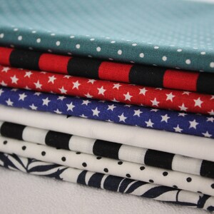 8 pieces cotton fabric patchwork fabrics DIY 50x70 cm cotton cloth fabric package for sewing UNI yard goods quilting Gift Set 2. image 4