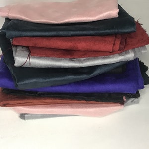 Remnant package suede-suede , soft, different colors, fabric package, for sewing, UNI 500 g. small needlework, surprise package